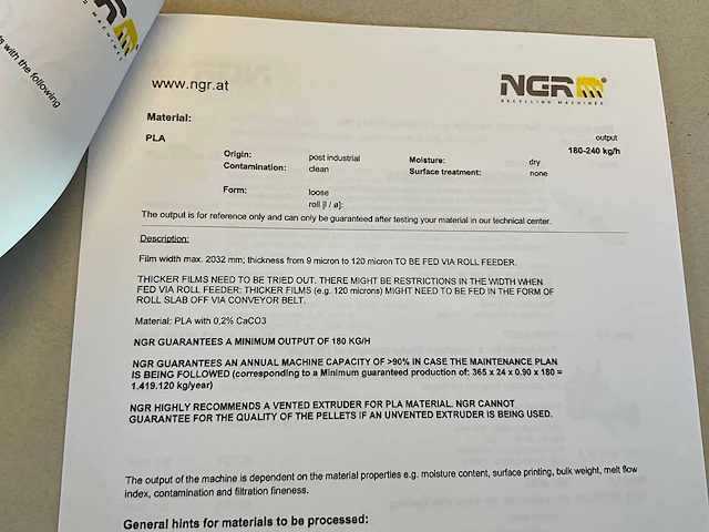 Volledige recyclagelijn ngr met divers toebehoren en chiller frigel - afbeelding 122 van  132