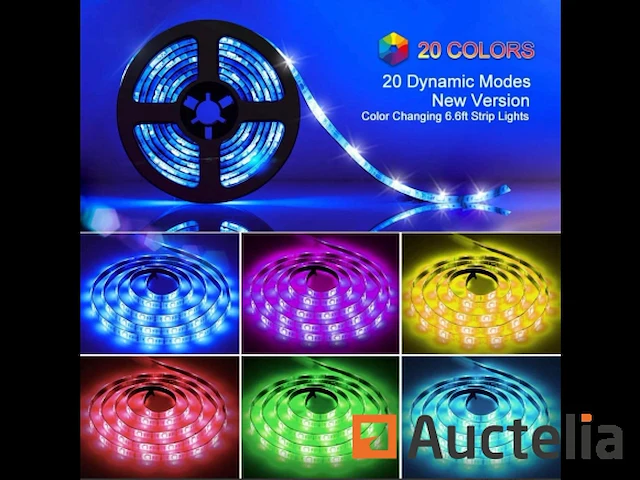 Volledige set 5m rgb ledstrip (x 10) - afbeelding 2 van  5