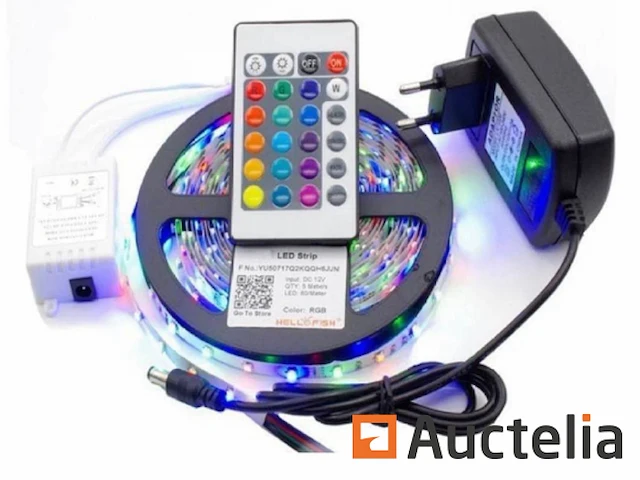 Volledige set 5m rgb ledstrip (x 10) - afbeelding 5 van  5