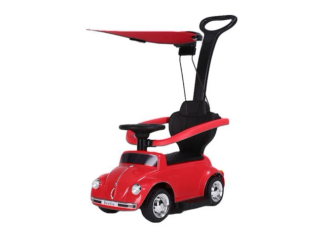 Volswagen beetle elektrische loopauto 6v - rood - afbeelding 1 van  4