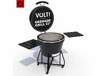 Volt! kamado bbq 22 inch houtskoolbarbecue, ø59 cm, luxe afwerking - afbeelding 7 van  16