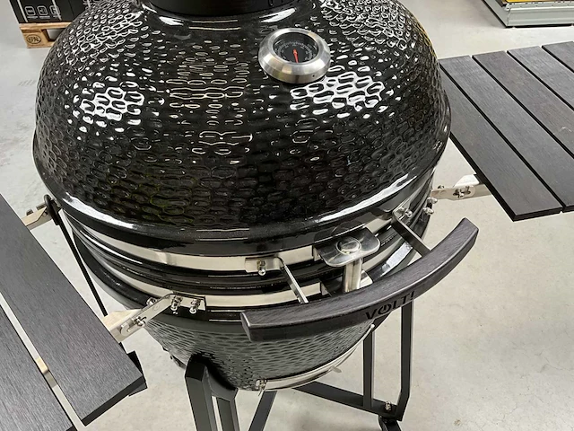 Volt! kamado bbq 22 inch houtskoolbarbecue, ø59 cm, luxe afwerking - afbeelding 11 van  16