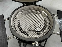 Volt! kamado bbq 22 inch houtskoolbarbecue, ø59 cm, luxe afwerking - afbeelding 13 van  16