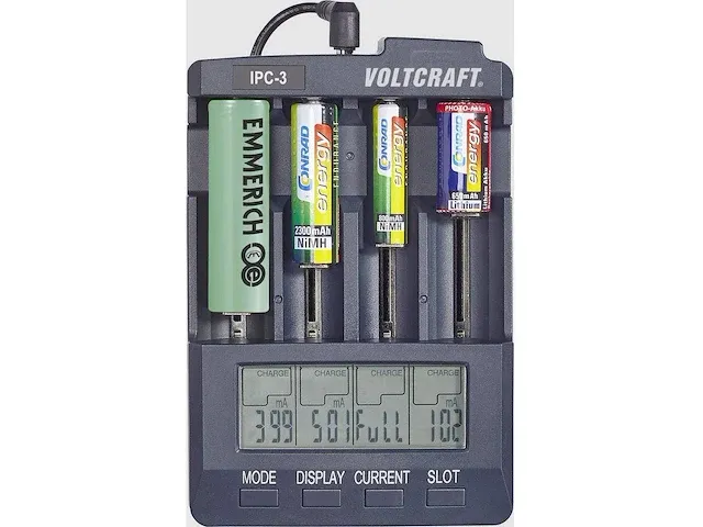 Voltcraft ipc-3 batterijlader li-ion - afbeelding 1 van  1
