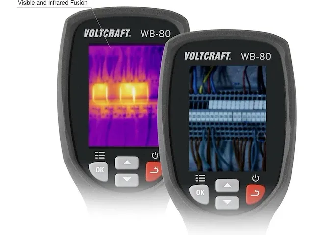 Voltcraft wb-80 warmtebeeldcamera -20 tot 600 °c 32 x 32 pixel 9 hz geïntegreerde digitale camera - afbeelding 1 van  5