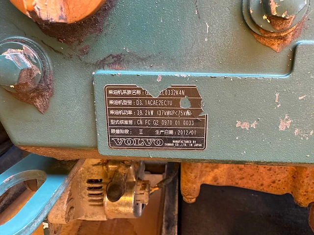 Volvo - 2012 - ec55b - midigraafmachine - afbeelding 25 van  44