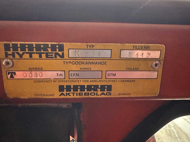 Volvo bm - 1973 - t814a - oldtimer tractor - afbeelding 32 van  40