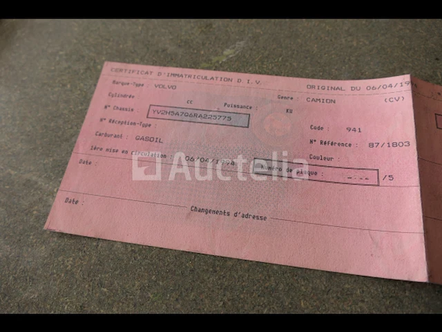 Volvo f12 (1994-64.040 km-vin:yv2h5a7g6ra225775) - afbeelding 42 van  62