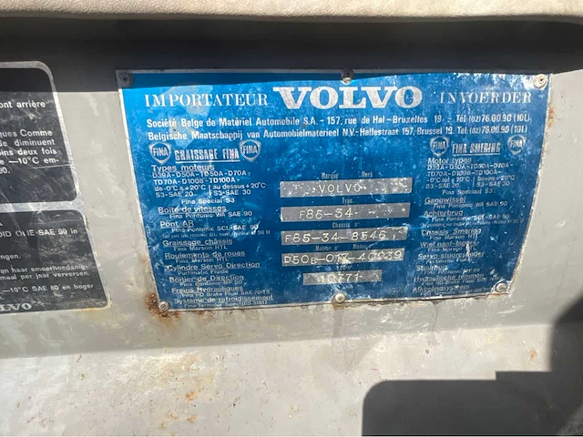 Volvo f85-34 vrachtwagen uit 1971 - afbeelding 22 van  25