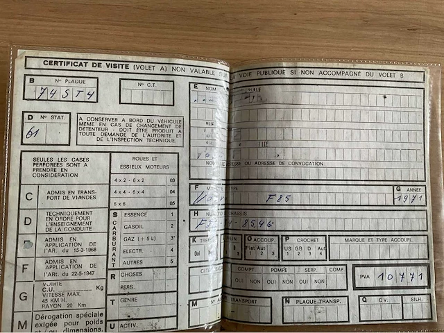Volvo f85-34 vrachtwagen uit 1971 - afbeelding 24 van  25