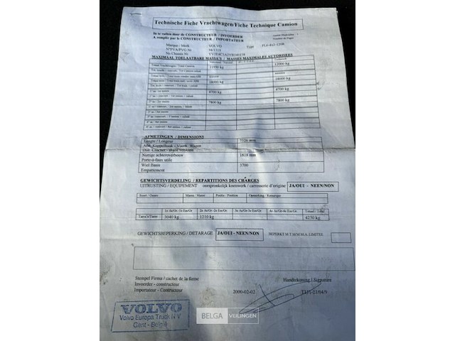 Volvo fl6 4x2 120r - afbeelding 18 van  35