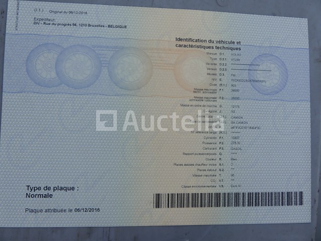 Volvo fm curb truck (2016-561.954 km-vin:yv2x922c5ga795659) - afbeelding 28 van  37