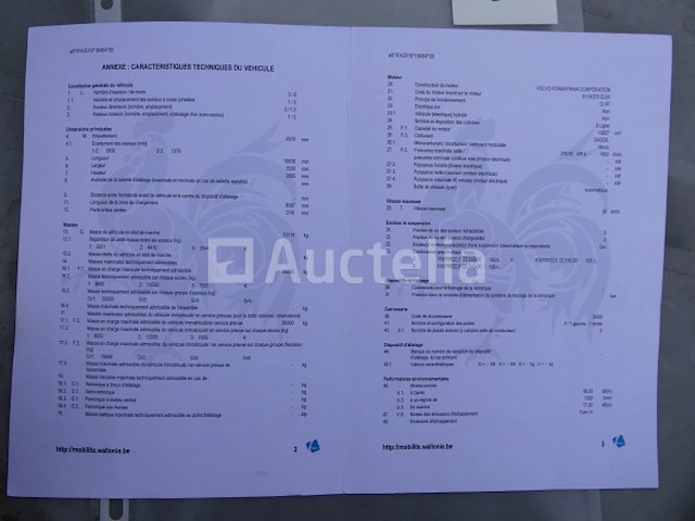 Volvo fm curb truck (2016-561.954 km-vin:yv2x922c5ga795659) - afbeelding 29 van  37