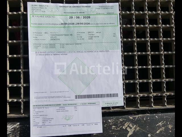 Volvo fm trekker (2016-713.949 km-vin:yv2xzx0a3gb778254) - afbeelding 11 van  30