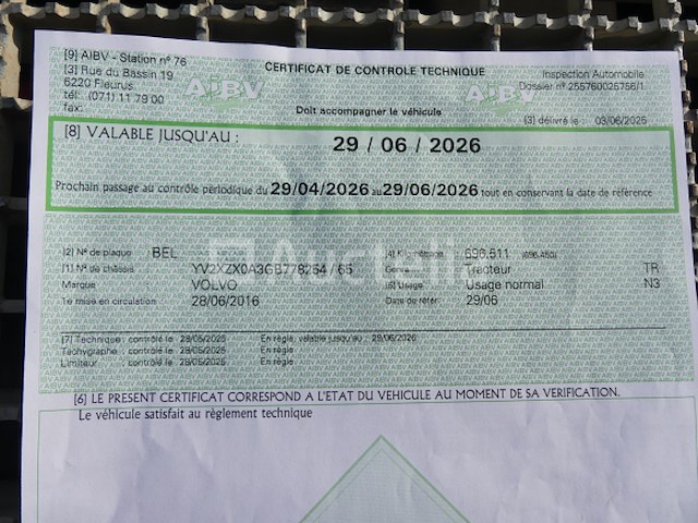 Volvo fm trekker (2016-713.949 km-vin:yv2xzx0a3gb778254) - afbeelding 17 van  30