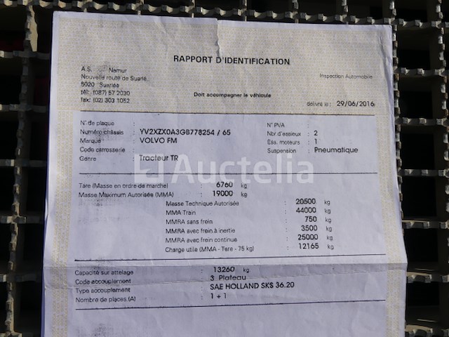 Volvo fm trekker (2016-713.949 km-vin:yv2xzx0a3gb778254) - afbeelding 18 van  30