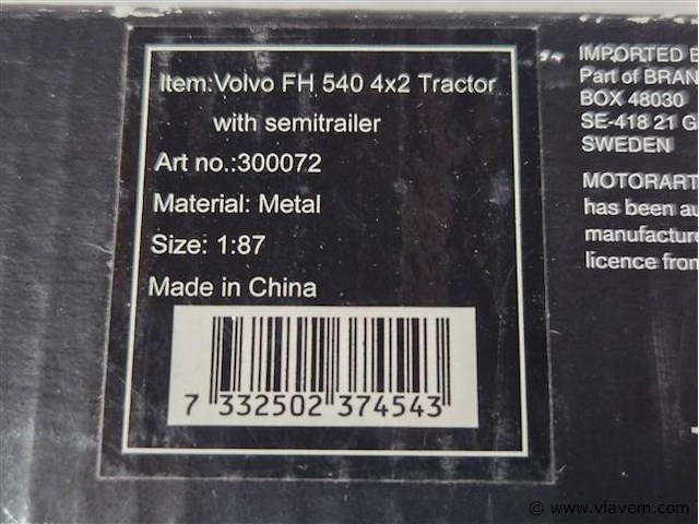 Volvo truck - afbeelding 3 van  3