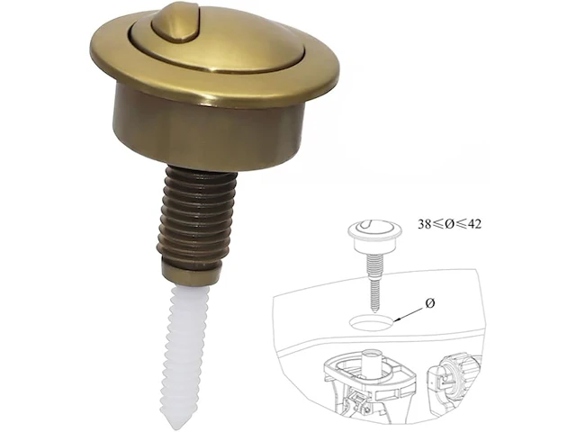 Voor geberit sigma30 dual flush plate - afbeelding 4 van  5