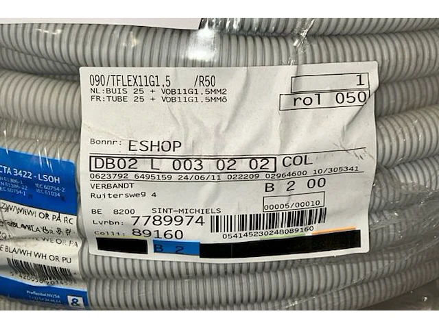 Voorbedrade buis preflex - afbeelding 4 van  5