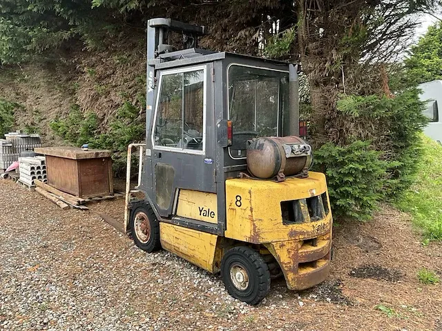 Vorkheftruck 1999 yale glp25tfv2770 - afbeelding 12 van  18