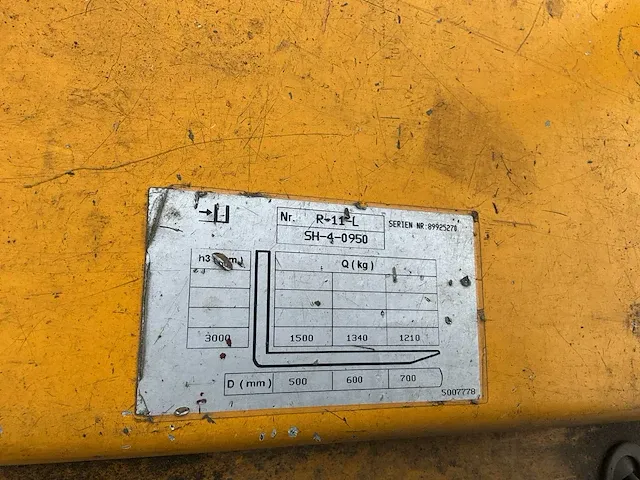 Vorkheftruck elektrisch jungheinrich efg dh15 - 2002 - afbeelding 15 van  16