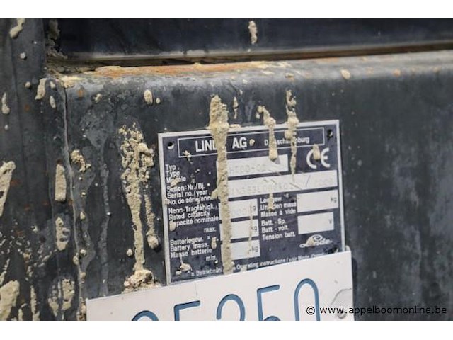 Vorkheftruck linde h700-02, cap 10,000kg, bj 2000, serienummer 1x353l00670, uren 9715 - afbeelding 4 van  5