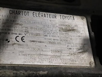 Vorkheftruck toyota u2-7fdjf35, cap 3500kg, bj 2005, serienummer 7fdjf35, uren 8378 - afbeelding 4 van  7