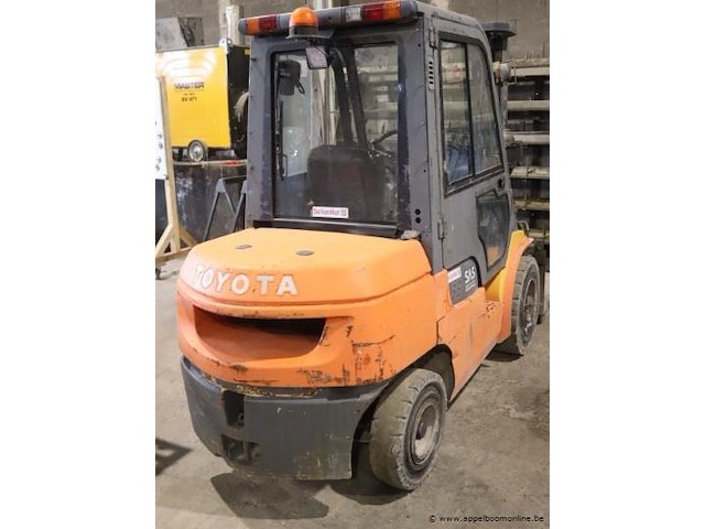 Vorkheftruck toyota u2-7fdjf35, cap 3500kg, bj 2005, serienummer 7fdjf35, uren 8378 - afbeelding 5 van  7