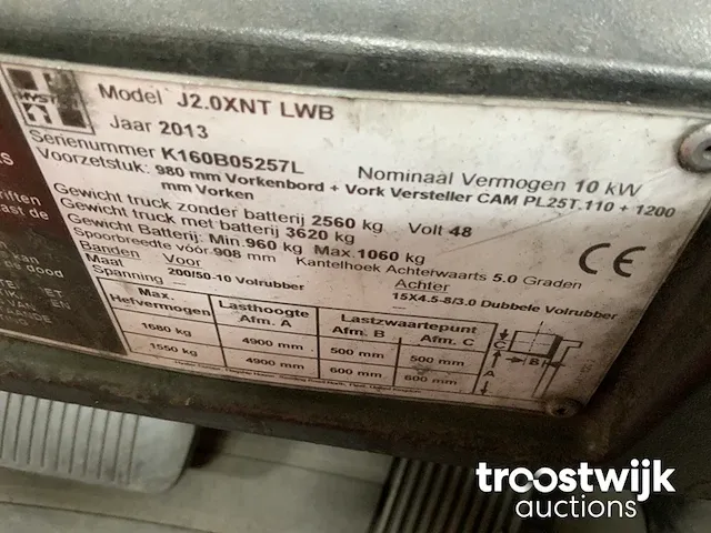 Vorkheftruck - afbeelding 5 van  11