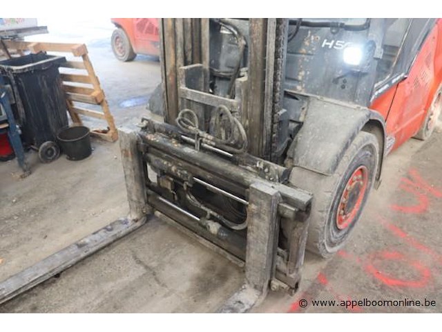 Vorkherftruck linde h50d-02/600, bj 2017, cap 5000kg, serienummer h2x394h02532, 10018 uren - afbeelding 2 van  7