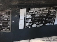 Vorkherftruck linde h50d-02/600, bj 2017, cap 5000kg, serienummer h2x394h02532, 10018 uren - afbeelding 6 van  7
