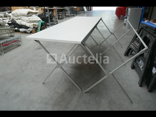 Vouwbaar markttafel onderstel - 2 stuks - afbeelding 4 van  5