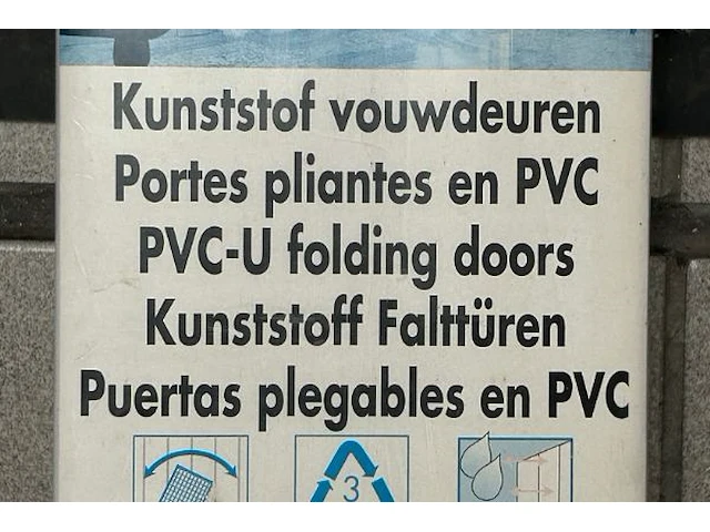 Vouwdeur kunststof - afbeelding 2 van  5