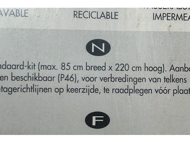 Vouwdeur kunststof - afbeelding 3 van  5