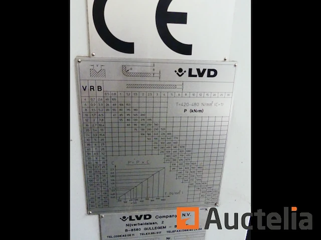 Vouwmachine lvd ppeb 170/30 cad-cnc - afbeelding 14 van  14
