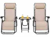 Vouwset met bekerhouder en beige tafel - afbeelding 3 van  5