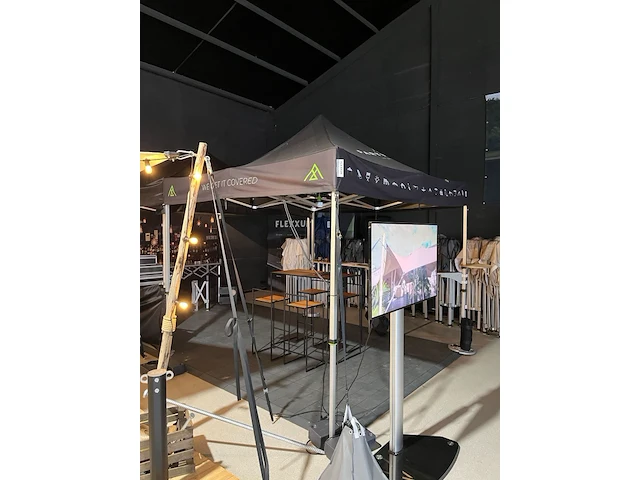 Vouwtent 3 x 3 m - alu frame - bedrukt dakzeil - afbeelding 5 van  5