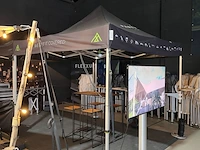 Vouwtent 3 x 3 m - alu frame - bedrukt dakzeil - afbeelding 5 van  5