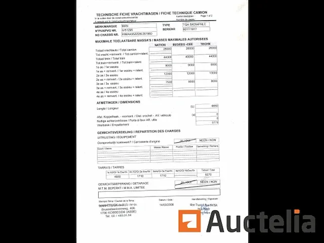 Vrachtwagen deur container man tga sh264fnlc (te herstellen) - afbeelding 15 van  28