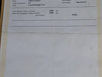 Vrachtwagen iveco daily 70c17v, diesel, 2998cm³,125kw, 1e inschr 07/5/12, zcfc70c110d471158, 63299km, co²-uitstoot ng,euro5,kentekenbewijs,gelijkvormigheidsattest, keuring tot 03/04/25, 2sleutels - afbeelding 11 van  24