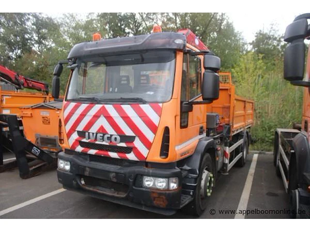 Vrachtwagen iveco eurocargo ml 190el2ca vv kraan hmf rcl 5300, datum 1ste inschrijving 9/12/2014, chassisnummer zcfa61vj002629524 - afbeelding 12 van  18