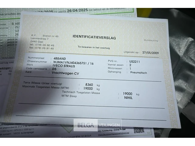 Vrachtwagen iveco stralis - afbeelding 2 van  20