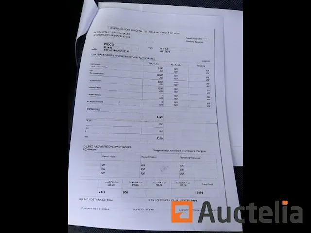Vrachtwagen iveco - afbeelding 34 van  35