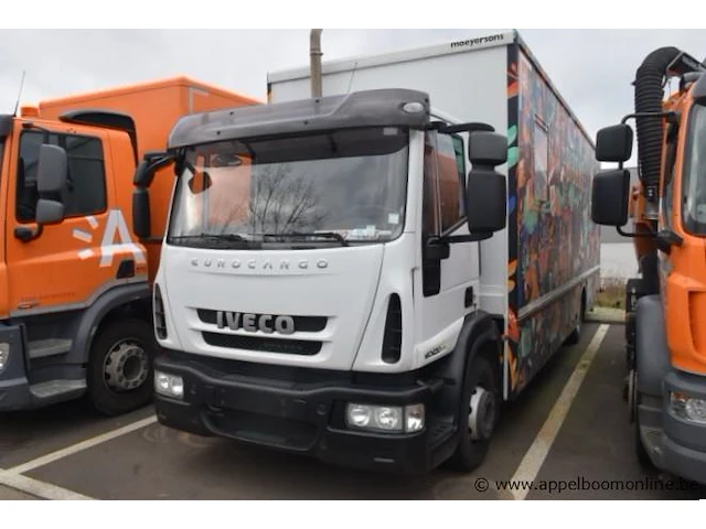 Vrachtwagen iveoc eurocargo 150e20/p,cng,5880cm³,147kw, 1e inschr 11/9/12,zcfa1le0402590355, kmstand vlgs ltste keuring dd 16/5/24: 29029km,co²-uitstoot ng, euro v, kentekenbewijs, gelijkvormigheidsattest,keuring tot 14/6/25,2sleutels - afbeelding 1 van  15