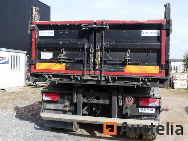 Vrachtwagen kipper met hijskraan man tgs (2014-390.250 km) - afbeelding 5 van  46