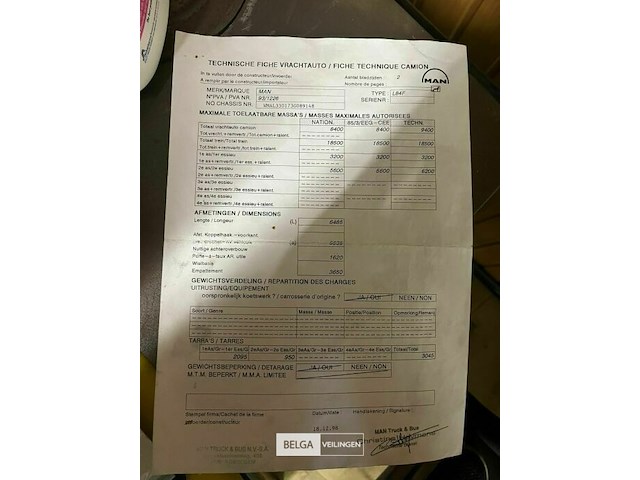 Vrachtwagen man 8.153 - afbeelding 24 van  33