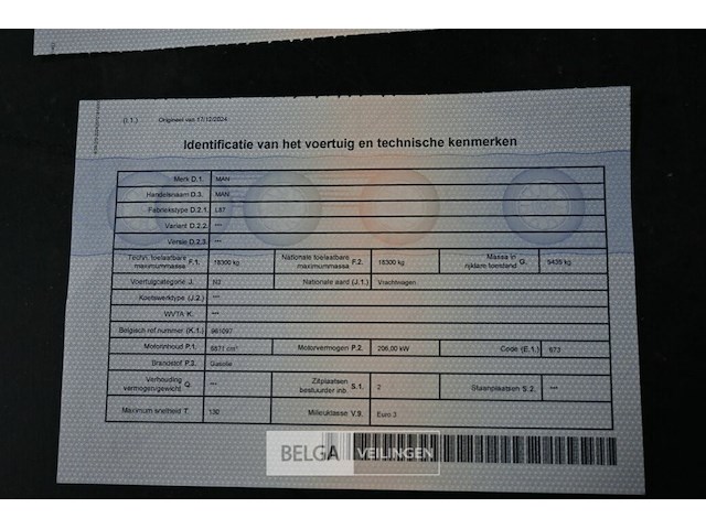 Vrachtwagen man l18 lc ladderwagen - afbeelding 14 van  27