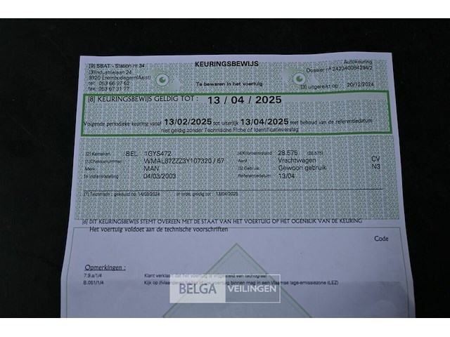 Vrachtwagen man l18 lc ladderwagen - afbeelding 15 van  27