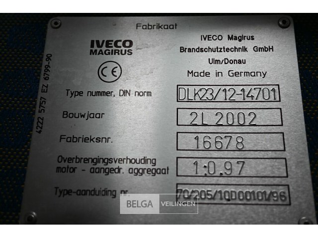 Vrachtwagen man l18 lc ladderwagen - afbeelding 9 van  27