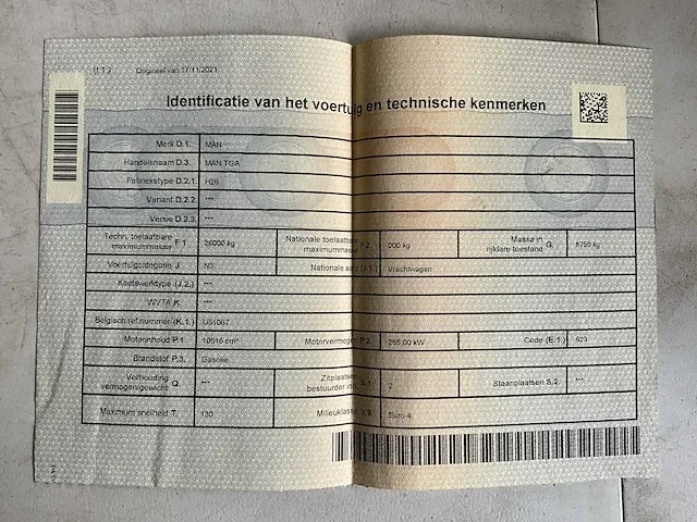 Vrachtwagen man tga he 26 fd (2008) - afbeelding 29 van  31